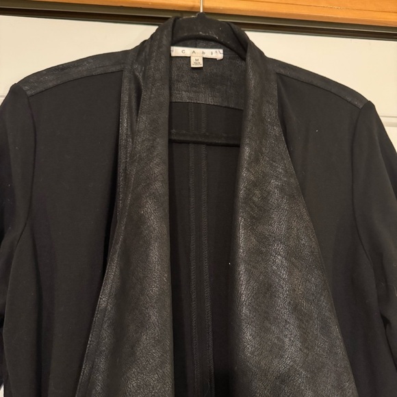 Cabi Black Owens Drape Style Jacket - Picture 3 of 7